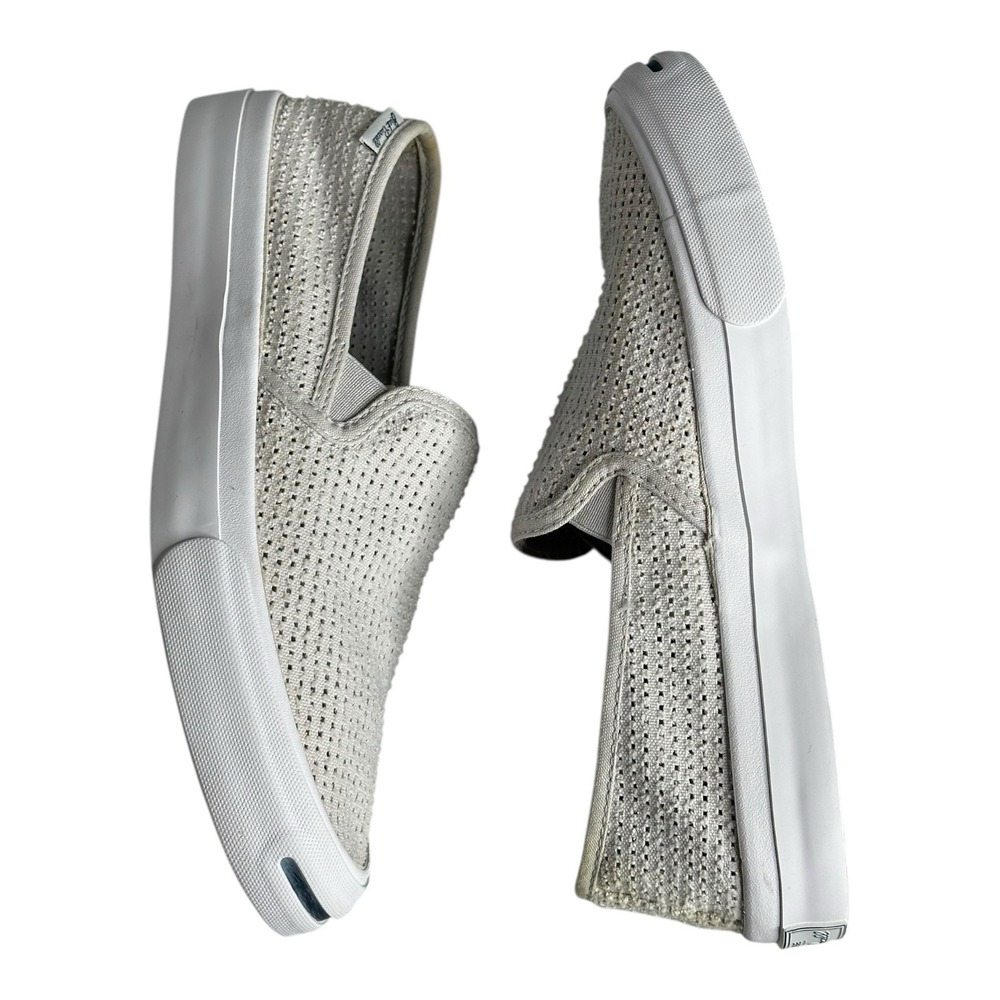 Converse Cream Slip-On Sneakers - Picture 6 of 10